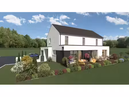 terrain avec maison neuve à vendre