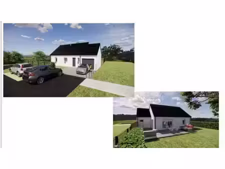 terrain avec maison neuve à vendre