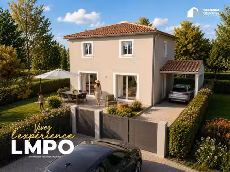 terrain avec maison neuve à vendre