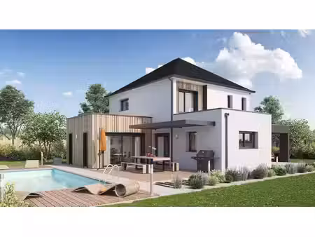 terrain avec maison neuve à vendre