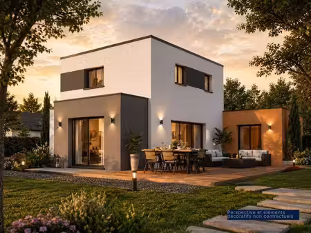 terrain avec maison neuve à vendre