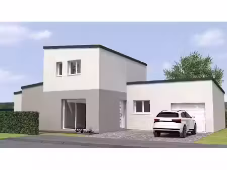 terrain avec maison neuve à vendre