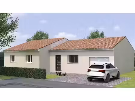 terrain avec maison neuve à vendre