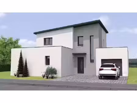 terrain avec maison neuve à vendre
