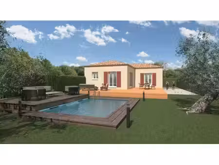 terrain avec maison neuve à vendre