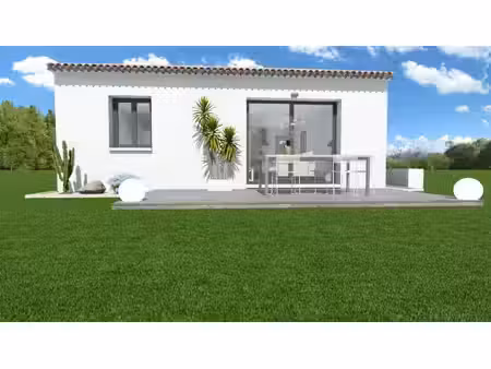 terrain avec maison neuve à vendre