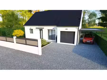 terrain avec maison neuve à vendre