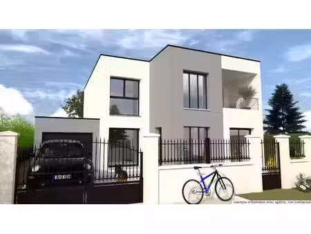 terrain avec maison neuve à vendre
