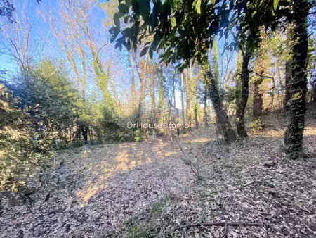 exclusivité mercuer  terrain constructible de 1094 m²