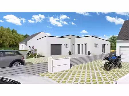 terrain avec maison neuve à vendre