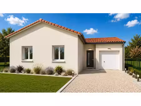 terrain avec maison neuve à vendre