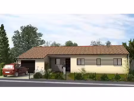terrain avec maison neuve à vendre
