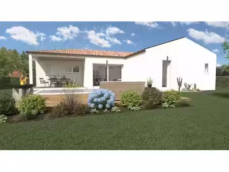 terrain avec maison neuve à vendre