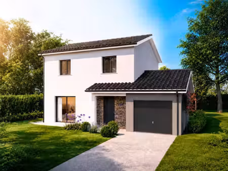 terrain avec maison neuve à vendre