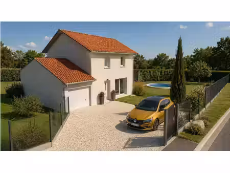 terrain avec maison neuve à vendre
