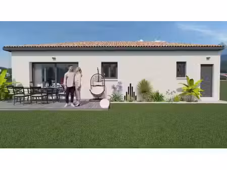 terrain avec maison neuve à vendre