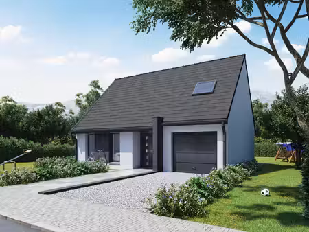 terrain avec maison neuve à vendre