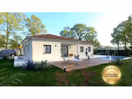 terrain avec maison neuve à vendre