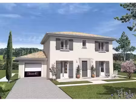 terrain avec maison neuve à vendre