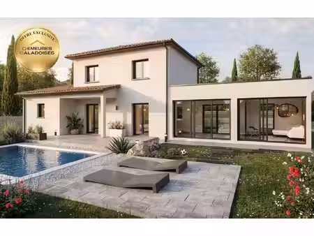terrain avec maison neuve à vendre