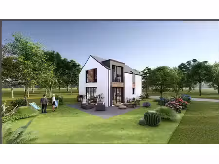 terrain avec maison neuve à vendre