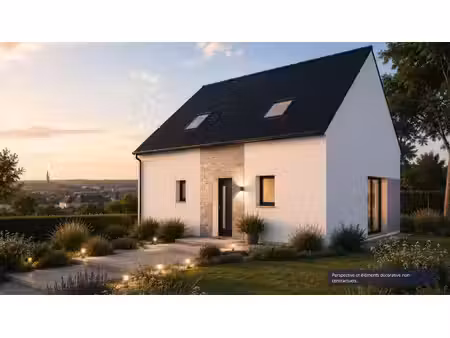 terrain avec maison neuve à vendre