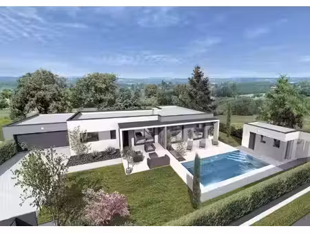 terrain avec maison neuve à vendre