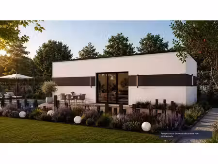 terrain avec maison neuve à vendre