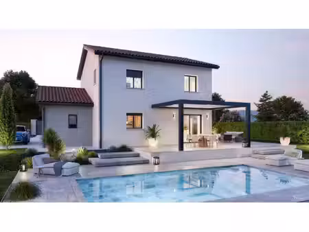 terrain avec maison neuve à vendre
