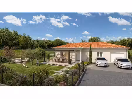 terrain avec maison neuve à vendre