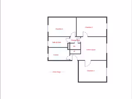 appartement aubervilliers 4 pièces 61.33 m²