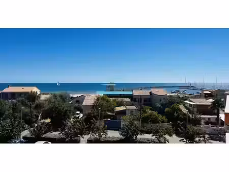 frontignan plage  appartement t2 de 39 5 m2 avec vue mer