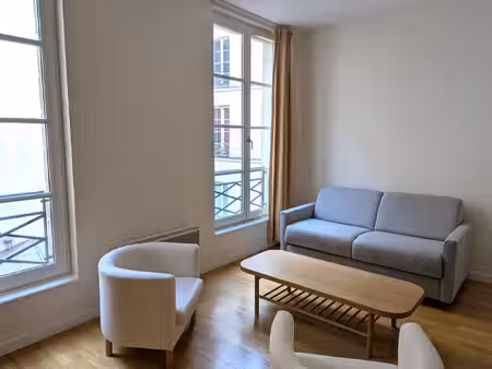 location 3 pièces meublé 68 m2 chaussée d'antin