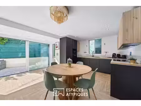 charmante maison deux chambres rénovée avec patio