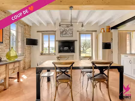 ferme toulousaine d'exception (250 m²) : charme  confort énergétique & 1 ha de parc clos.