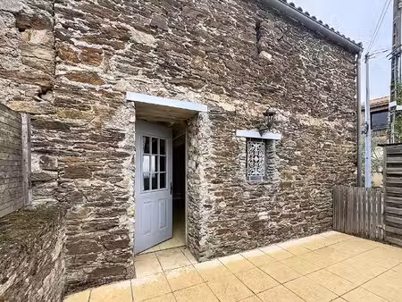 vertou - maison en pierre  1 chambre  terrasse