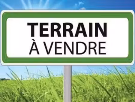 beau terrain à bâtir viabilisé