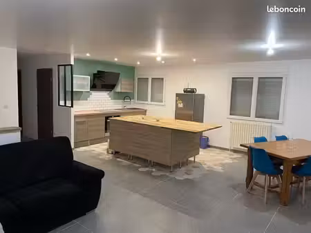 ? pavillon rénové 120 m² avec piscine – 195 000 – haréville