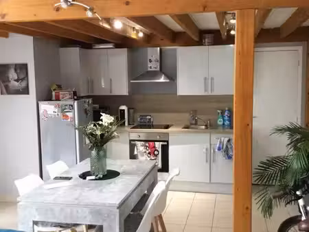 studio 48m2 avec mezzanine et courette à louer