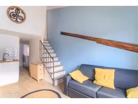 superbe t3 duplex meublé 46m²