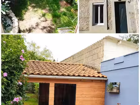 maison de ville meublée 55 m² avec jardin clos - secteur pré-leroy / proche centre-ville