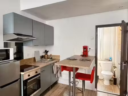 à louer – studio meublé & entièrement équipé – 22 m² – armentières centre / gare