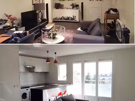 t2 - 45m2 meublé avec 2 balcons à louer
