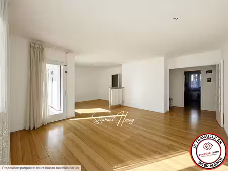appartement t5 traversant de 86 m² - 2 balcons & 1 cave bordeaux caudéran (33200)