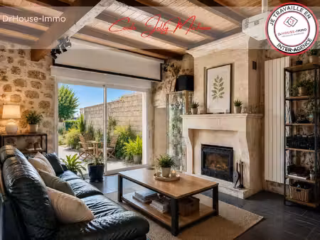 maison en pierre - 118m² - 3 chambres - jardin - aucun travaux -