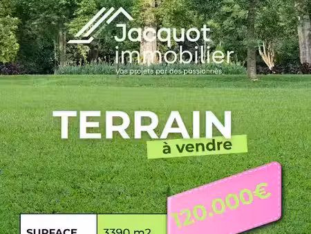 vente terrain 3390 m² à lons-le-saunier (39000)  120 000 €