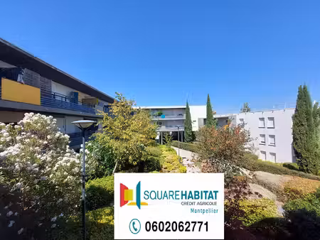 appartement grabels 3 pièces de 65 m2 avec cellier et 2 places de parking