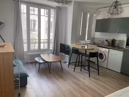 location meublée appartement 1 pièce 25 m² à levallois-perret (92300)  1 115 €