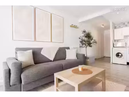 studio meublé 28 m² + terrasse 10 m² – cannes – proche plages