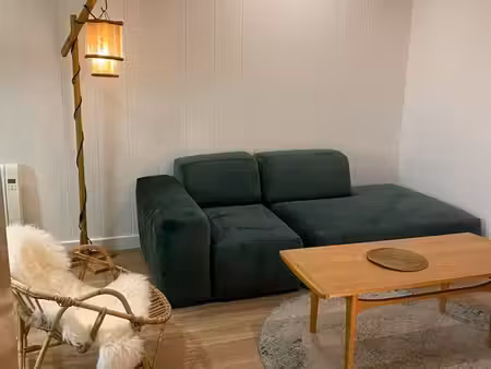 t2/t3 meublé 38m² (2 ch.) à 100m plage rochebonne – bail mobilité (nov à mai)